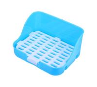 BESTOYARD Rabbit Cage Toilet Cage Litter Box Rabbit Training Potty Abs Square with Adequate Spacing Mesh Separable Bottom for Bunny Living Room Park Pet Owners