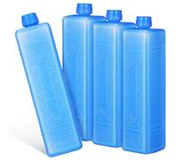 BESTOYARD Reusable Cooler Ice Packs with Reliable Temperature Control 4pcs and Compact Portable Design, Pe Material for Cold Shipping Boxes Suitable for Home Use and Outdoor Picnics