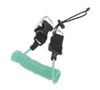 BESTOYARD Scuba Diving Anti-lost Spring Lanyard with Quick Release Clip | Stainless Steel, Tpu and Nylon Build, for Dive Cameras and Lights, Bright Visible Coil Design
