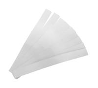 BESTOYARD Self-adhesive Reflective Tape Strips 7.87x0.8 Inch 10pcs for Tachometer with High Visibility, Easy Installation, Paper Material, Silver Colour Suitable for Rotating Parts