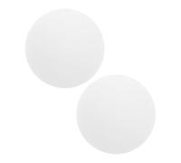 BESTOYARD Shade Bell 2pcs Glass Metal Lampshade with Lamp White Replacement G9 Thread Design, Milk Glass Globe for Wall Sconce and in Indoor Spaces and Dining Rooms