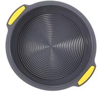 BESTOYARD Silicone Baking Pan Cake Mold 9.5 Inch Heat-Resistant Flexible Non-Stick Reusable Black Silicone Bakeware for Making Muffins and Breads
