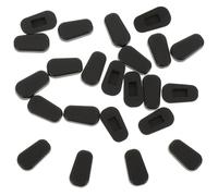 BESTOYARD Silicone Eyeglasses 12 Pairs Nose Black Pads Anti Slip Comfort | Black Silicone, Reduces Burden on Nose, for Protective Glasses Frames, Compact Pack of Twelve Pairs