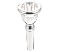BESTOYARD Silver-plated Copper Euphonium Mouthpiece Practical Wind Instrument Accessory for Students Teachers Professionals with Smooth Polished Surface and Precise Tone