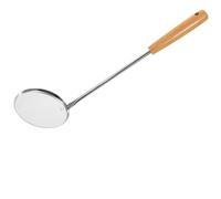 BESTOYARD Stainless Steel Frying Mold Spoon with Ergonomic Covered Long Handle for Safe Frying Process, for Kitchen and Holidays, Simple Texture and Chic Design Cooking Spoon