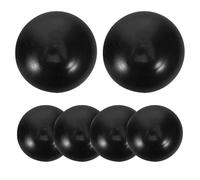 BESTOYARD Trampoline that Caps Parts Rod Rubber Black 6pcs Replacement Attach Securely to Trampoline Poles Sturdy Protective Covers