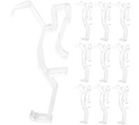 BESTOYARD Valance Clips Stable and Reliable Plastic Window Blinds for 20pcs Replaceable Vertical Blind Clips Wide Applicability for Home Window Treatment