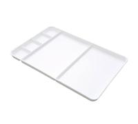 BESTOYARD Watercolor Paint Palette Plastic Multi-functional Mixing Tray Easy to Carry for Painters and Artists