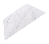 BESTOYARD White Marble Chopping Board with Storage Tray for Kitchen Use, Safe for Food Storage and Odour-Free, Rectangular Design for Meat and Vegetable Preparation