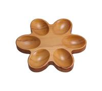 BESTOYARD Wooden Egg Tray Organizer Holder for Counter Fridge Storage Egg Separator Display Rack for Kitchen Countertop