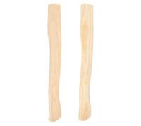BESTOYARD Wooden Replacement Handle 2 Pack Ash Handle for Camping Outdoor Cutting 14.17 in