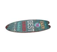 BESTOYARD Wooden Surfboard Hanging Sign Retro Beach Themed Decor Cozy Ambiance for Home Bar Hotel Unique Wall Ornament with Fine Workmanship for Surfing Enthusiasts and Beach Lovers