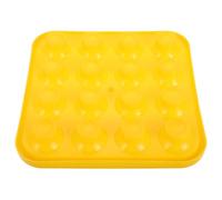 BESTOYARD Yellow Plastic Billiards Tray with 16 Holes for Pool Ball Storage