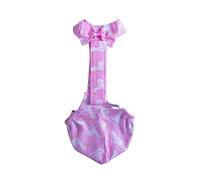 BestParts Adjustable Diaper Waterproof Reusable Diapers, Cloth Diaper Wearable Poultry for Farm Pet Goose, Pet Duck,Pet Chicken, Adhesive Version (Pink Swan, S(0.55-2.2pounds), 1, Count)