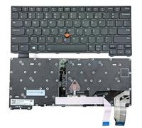 BestParts Backlit Keyboard Replacement for Lenovo Thinkpad X13 Gen2 (Type 20WK 20WL 20XH 20XJ) US Layout Laptop Keyboard Backlight Black Frame with TrackPoint 5N21A21734 5N21A21808 5N21A21882