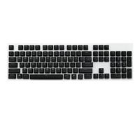BestParts Black Multimedia Rubber Keycaps Replacement for Logitech G915 X | Black Backlit Keycaps Key Caps Replacement for Corsair K70 RGB MK.2 Low Profile Mechanical Keyboard 104 keys