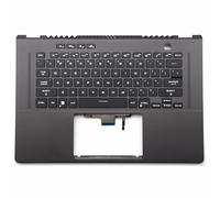 BestParts Gray Palmrest with Backlit Keyboard Replacement for Asus ROG Zephyrus G15 GA503Q GA503R, G16 GU603H GU603V GU603Z, US Layout