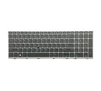 BestParts New US Layout Keyboard Backlit Replacement for HP Elitebook 750 G5, 750 G6, 755 G5, 755 G6, 850 G5, 850 G6, 855 G5, 855 G6 Zbook 15u G5 (Not for Zbook 15 G5) Grey Frame L32575-001