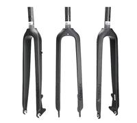 BestParts Toseek MTB Front Fork 1-1/8" Full Carbon Fiber Rigid Disc Brake 3K T800, Threadless Straight Tube Superlight Mountain Bike Forks 28.6mm, 29"