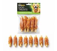 Bestpets Chicken Bones Dog Treats 12x150g - Chicken Wrapped Rawhide Chew Bones - Tasty Reward & Chewing Treats for Dogs - Suitable for Supervised Chewing & Training