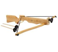 BestSaller 1242 Children's Crossbow Alder Wood Oiled + 3x Crossbow Bolts with Suction Cup 1246 (4-Piece)