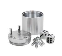 BestSaller 3001 'SUPER SIX' Aluminum, 36 game sticks & 2 dice, silver (1 piece)