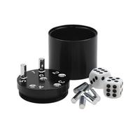 BestSaller 3003 'SUPER SIX' Aluminum 'Special Edition', 36 game sticks & 2 dice, black (1 piece)