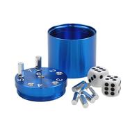 BestSaller 3005 'SUPER SIX' Aluminum, 36 game sticks & 2 dice, blue (1 piece)