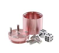 BestSaller 3006 'SUPER SIX' Aluminum 'Special Edition', 36 game sticks & 2 dice, rose gold (1 piece)