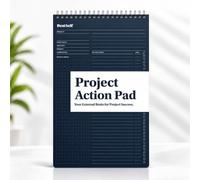 BestSelf Project Management Tool and Task Planner Action Pad - Proven Tool to Mastermind Big Projects, Effectively Manage Tasks, Boost Productivity, Maximize Results, and Increase Confidence