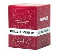 BestSelf Relationship Deck - 150 Conversation Starters for Couples - Perfect Couples Card Games for Adults, Romantic Gifts