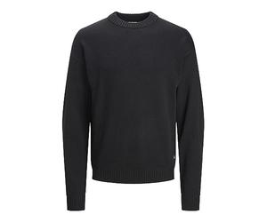 Bestseller A/S Jack&Jones Men's Jjejack Knit Crew Neck Sn Jumper, Black, M