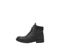 Bestseller A/S Men's Jfwsolomon Sn Leather Boot Lace-up Ankle, Charcoal, 9.5 UK