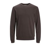 Bestseller A/S Men's JJEBASIC Knit Crew Neck NOOS Knitted Jumper, Seal Brown, XL, Seal Brown, XL