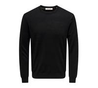 bestseller a/s Men's ONSWYLER Life LS Crew Knit NOOS Knit, Black/, M