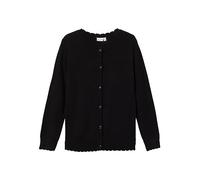 Bestseller A/S Name IT Girl's Nkfvamone LS Knit Card K Noos Cardigan Sweater, Schwarz, 134/140 cm