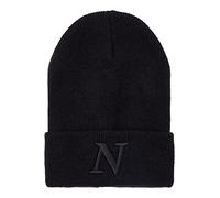 Bestseller A/S NKNMALIK Knit Beanie NOOS Hat, Black, 48/49