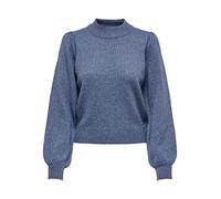bestseller a/s Women's JDYRUE L/S Pullover KNT NOOS Pullover Sweater, Coastal Fjord/Detail:Melange, M