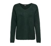 Bestseller A/S Women's Onlcamilla V-Neck L/S Jumper KNT Noos Sweater, Scarab/Detail: Melange, XL