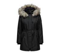 Bestseller A/S Women's Onliris CC 2023 OTW Winter Parka Coat, Black/Detail:Nature Fur, S