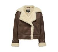 Bestseller A/S Women's Onlylva Faux Suede Bonded Jacket CC OTW, Toasted Coconut, L
