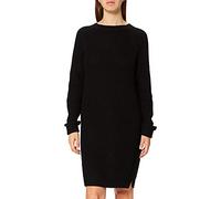 Bestseller Women's NMSIESTA L/S O-Neck Knit Dress NOOS, Black, S