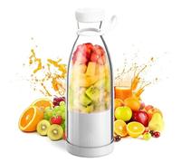 BestSelling Portable Juicer,Fresh Juice Anytime Anywhere,Fresh Juice Blender,420ml Portable Electric Juicer,Made of Food Grade Materials,Suitable for Making Juice, Milkshake and Smoothie (White)
