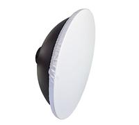 Bestshoot 2Packs 22 inch / 55cm Beauty Dish Diffuser Sock, Transparent Soft White Diffuser Screen Cover for Flash Speedlight, Strobe Light, Monolight Reflector, Fits Portrait, Fashion Photography ..