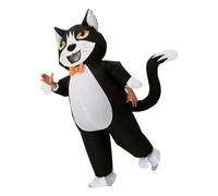 BESTSIGHT Inflatable cat Costume Adult cat Costumes Blow Up Funny cat Suit for Men Women Halloween Party black