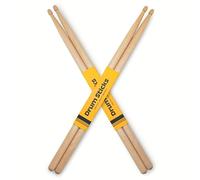 BestSounds 2 Pairs Drum Sticks 5A Maple Wood Drumsticks, Wood Tip for Adults Kids and Beginners (two pairs)