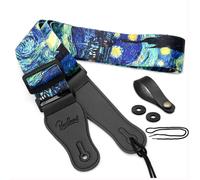 BestSounds Van Gogh Guitar Strap Starry Night Includes Strap Button &