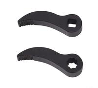 Besttoolifes 1/4" Pry Bar Wrench Adaptor Head Tool, Alloy Construction for Half Shaft Removal, Compact Design for Tight Automotive Spaces, 2-Pack(A)