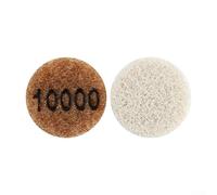 Besttoolifes 1 Inch Wet Dry Polishing Pad Sanding Disc for Granite Marble Concrete Terrazzo Engineered Stone Travertine, 150-1000 Grit Resin Bonded Abrasive(Grit 10000)