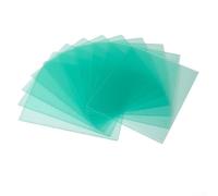 Besttoolifes 10 Pcs Welding Helmet Lens, Plastic High Temperature Resistance Transparent Protective Plate For Welding The Outer Or Inner Protective Sheet Of The Cover(110 * 90mm)